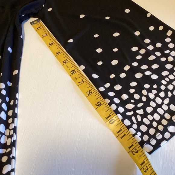 ALFANI Black and white tunic/mini dress size L - Picture 8 of 10